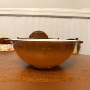 Vintage Pyrex 444 Old Orchard 4 quart Cinderella Mixing Bowl